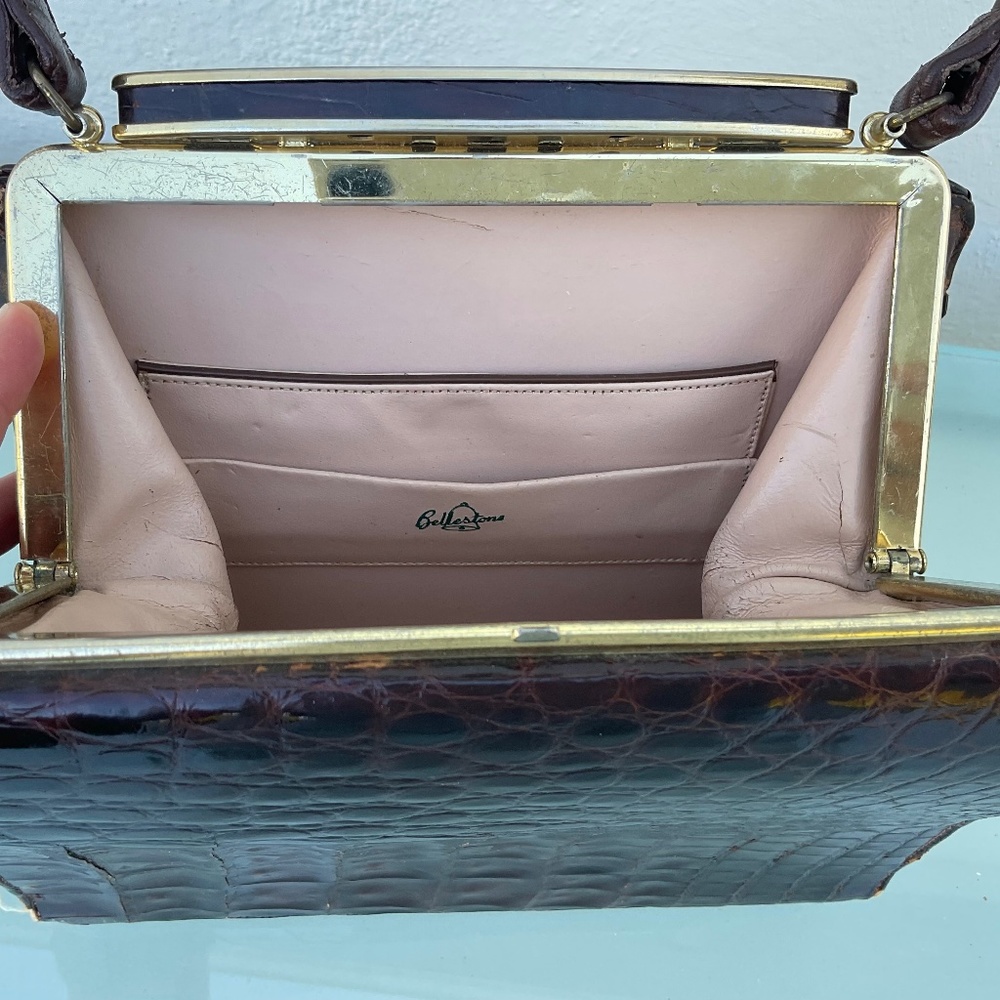 Bellestone crocodile handbag